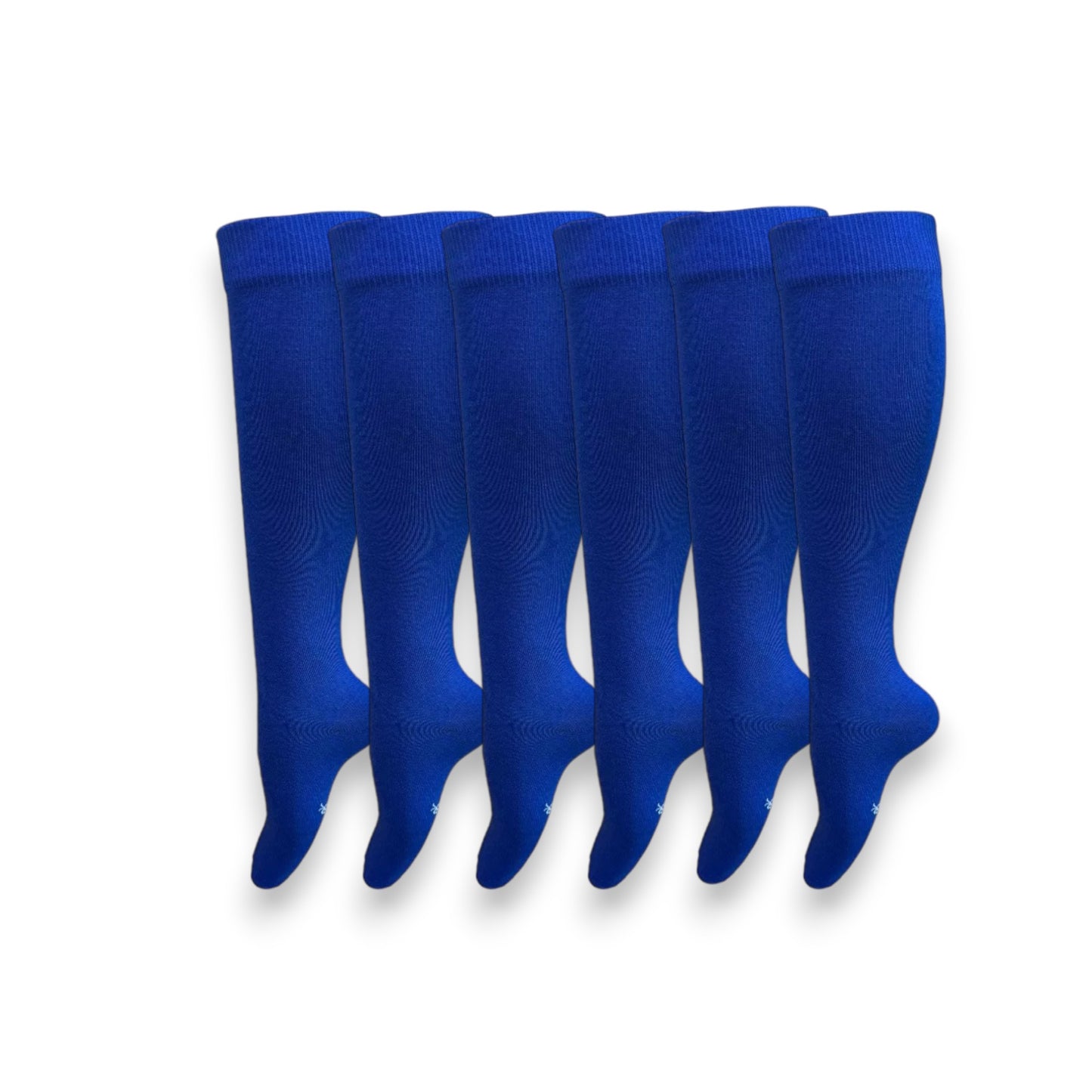 Calceta escolar lisa de algodón Camila paquete de 6