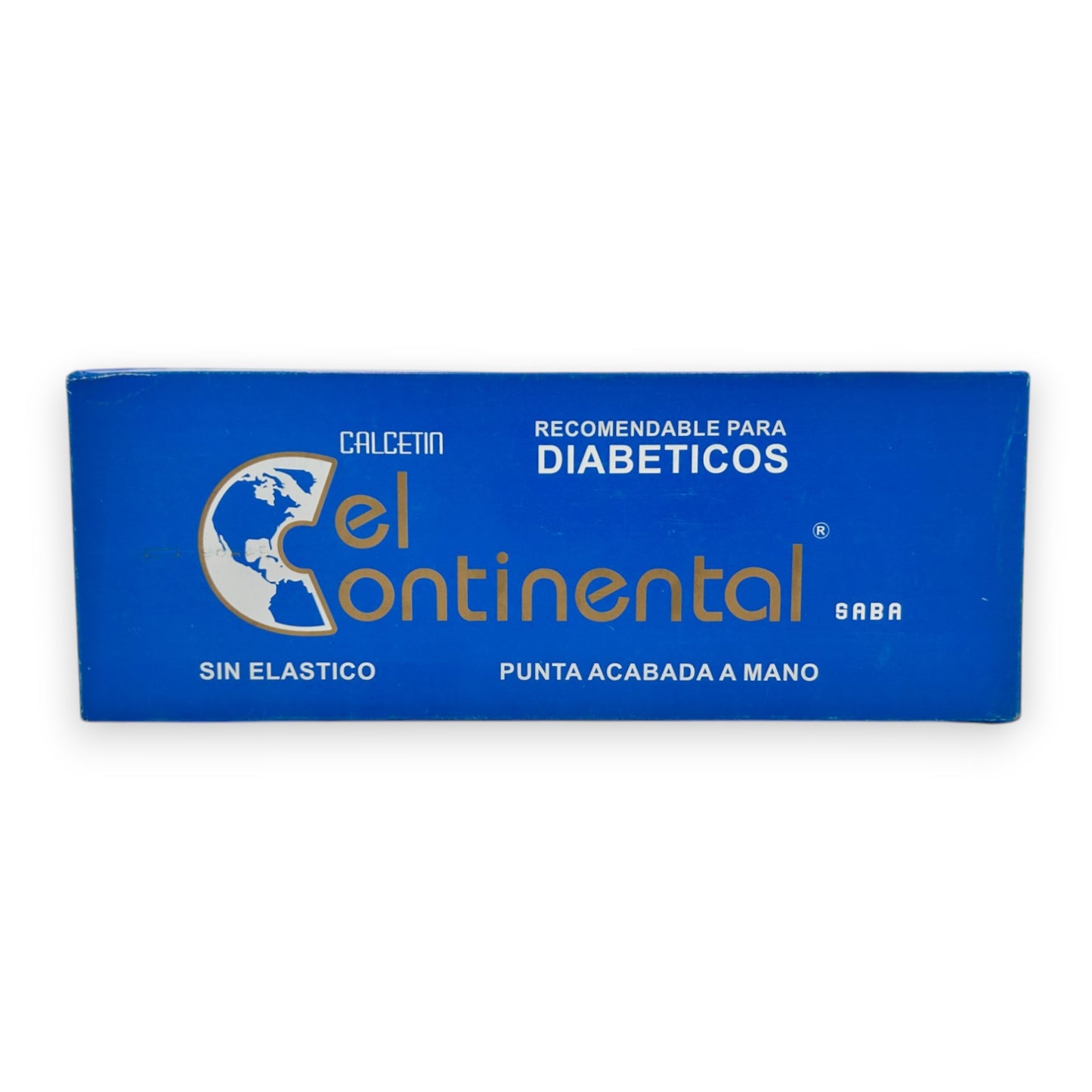 Calcetines saba sin elástico para diabético unitalla caballero Continental paquete de 6