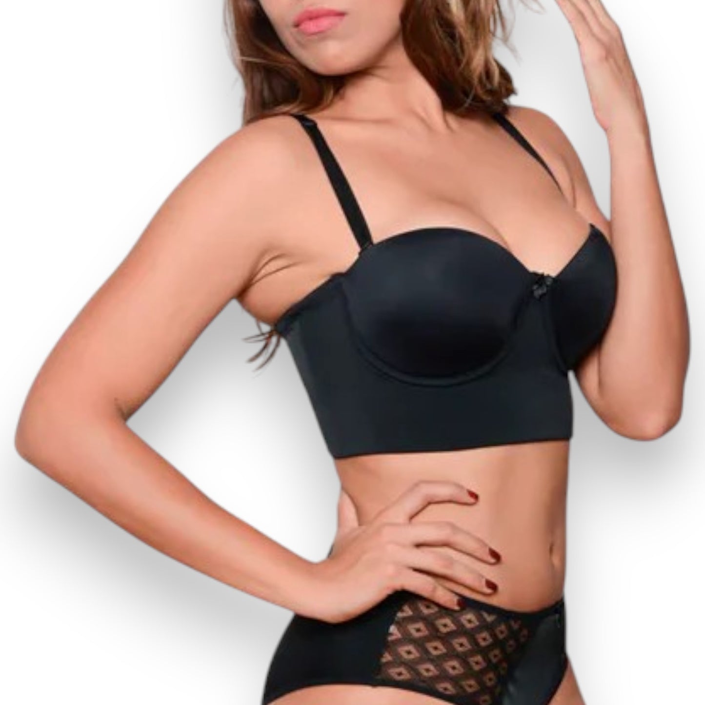 Brassier strapless con gran soporte dama #1007
