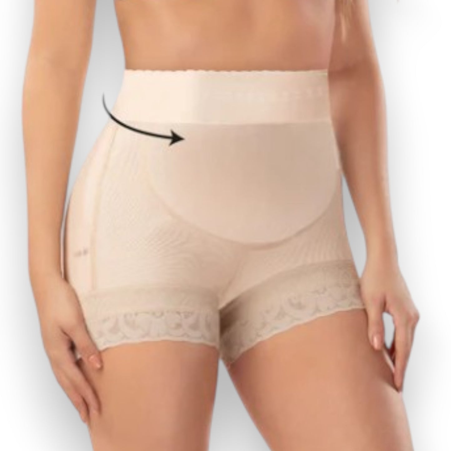 Faja colombiana Cachetero cintura alta #3180 Romanza