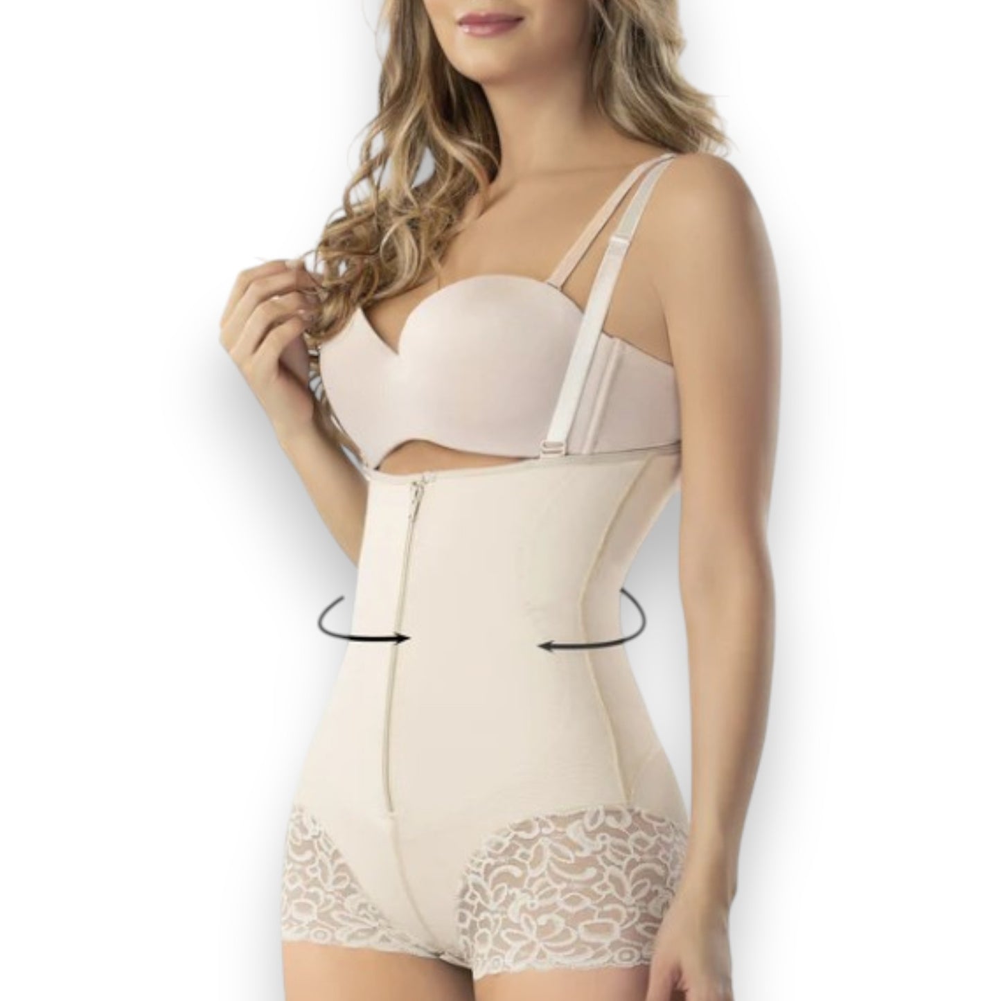 Faja colombiana Body cachetero senos libres #3073 Romanza