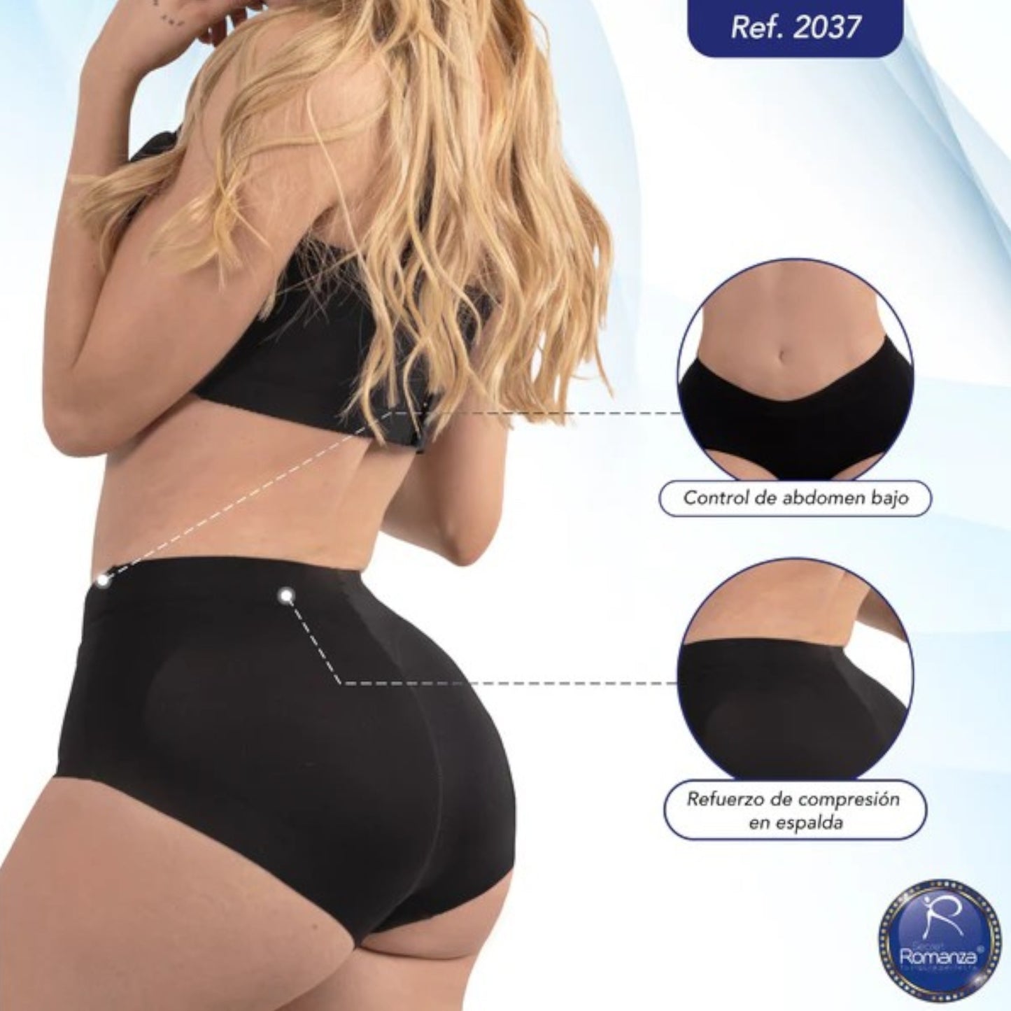Faja colombiana pantaleta #2037 Romanza