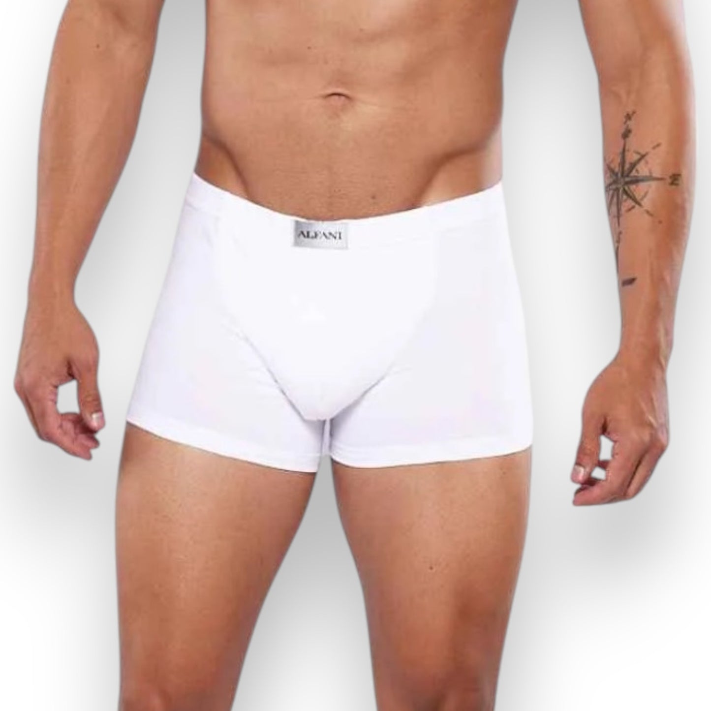 Boxer de algodón caballero navy blue #2075 Alfani