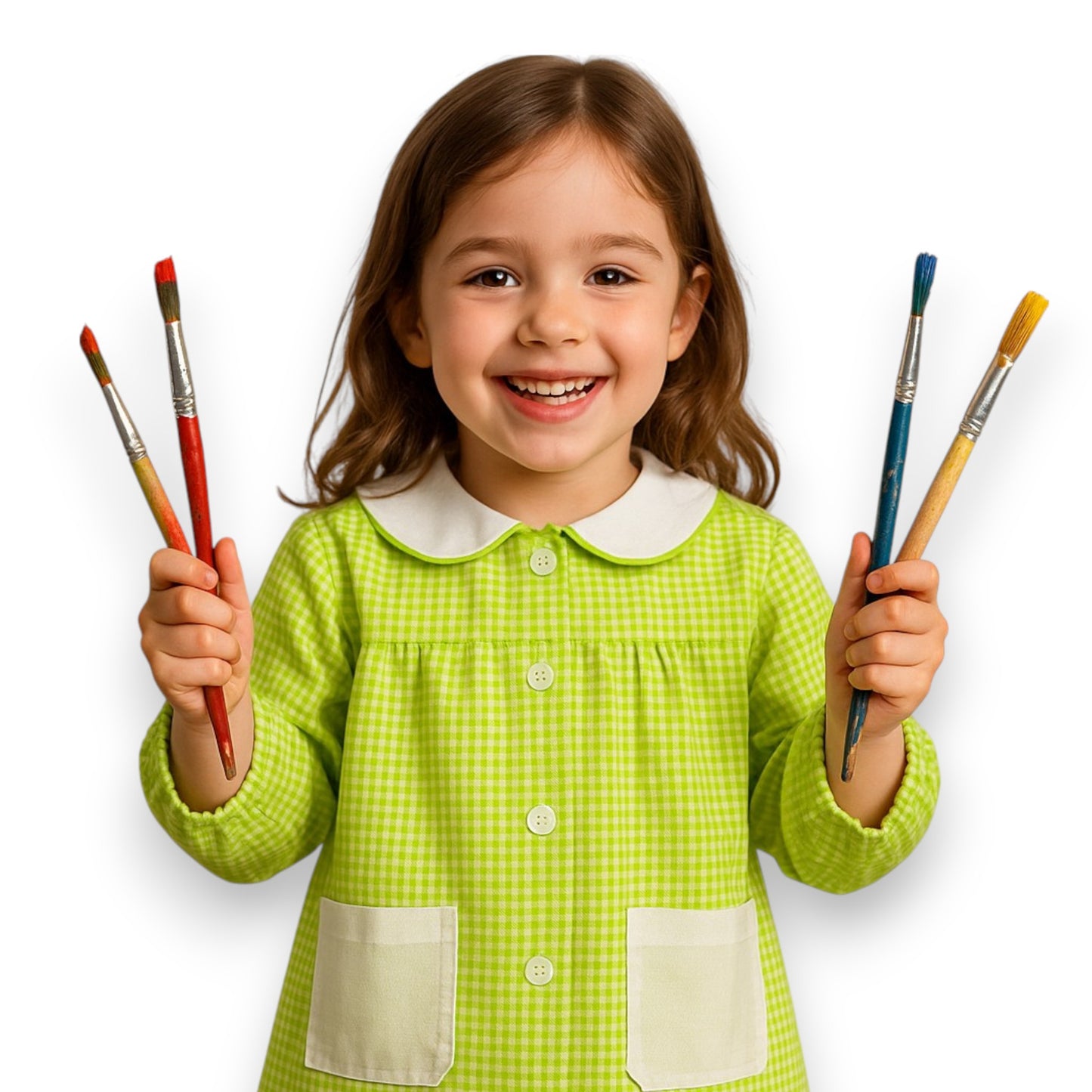 Bata pintora escolar infantil unisex