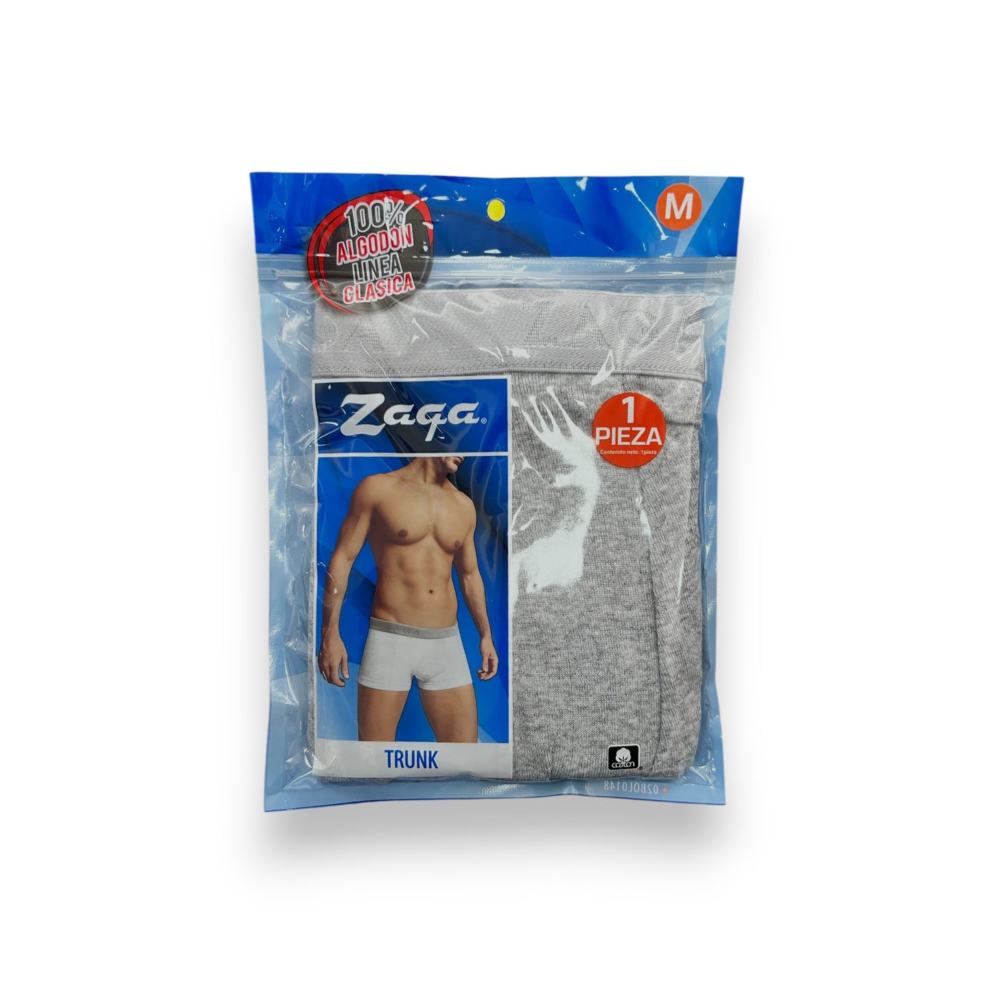 Biker corto trunk liso de algodón colores caballero Zaga