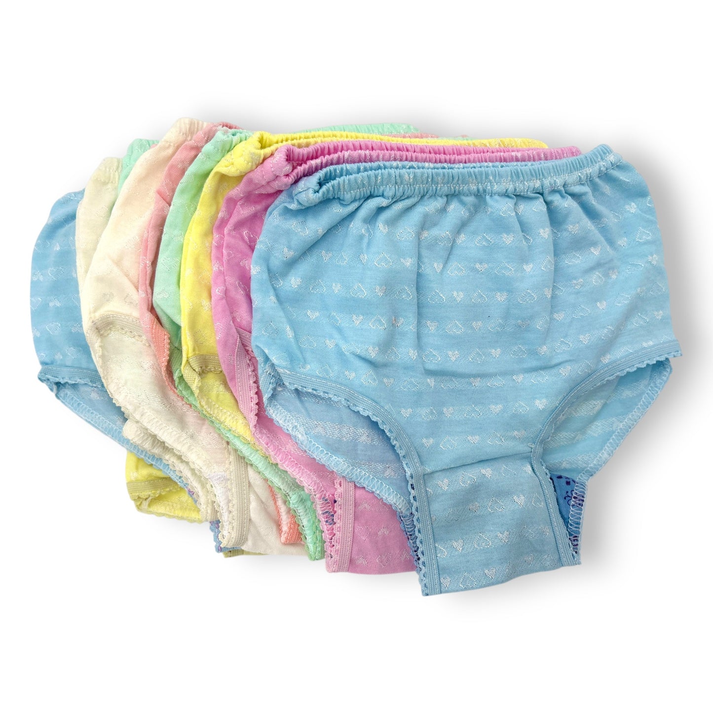 Pantaleta económica algodón con diseño niña Chavely paquete de 12