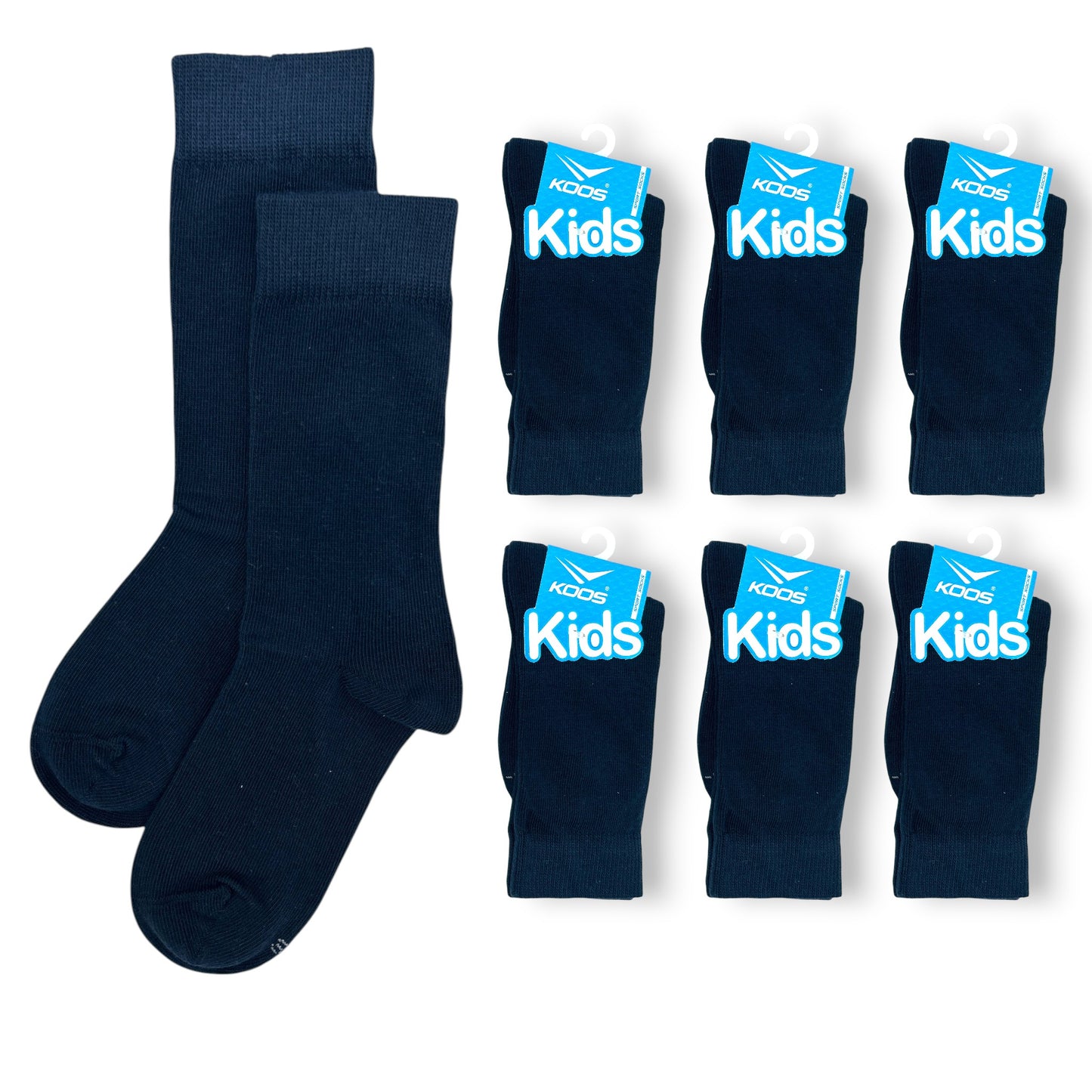 Calcetines de algodón infantil Koos paquete de 6