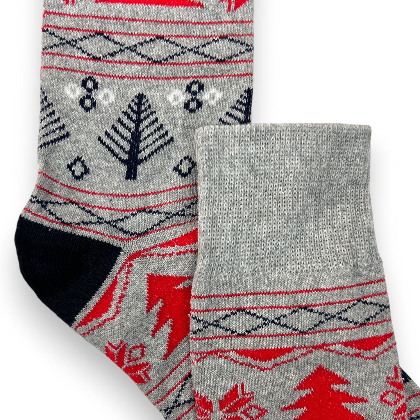 Calcetines de algodón estampados navideños unitalla caballero Oslo paquete de 12