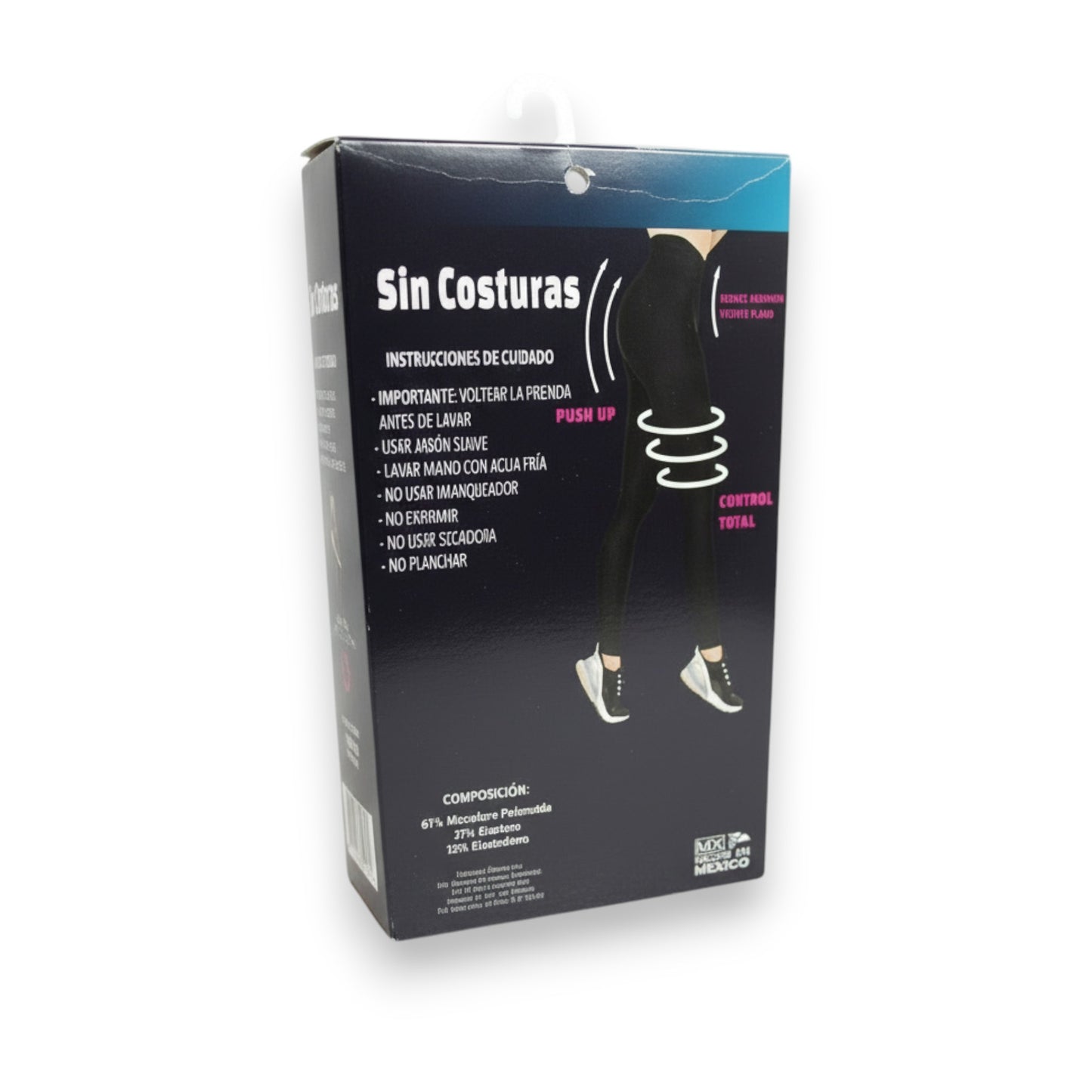 Mallón deportivo seamless con control y push up Dama Jandry