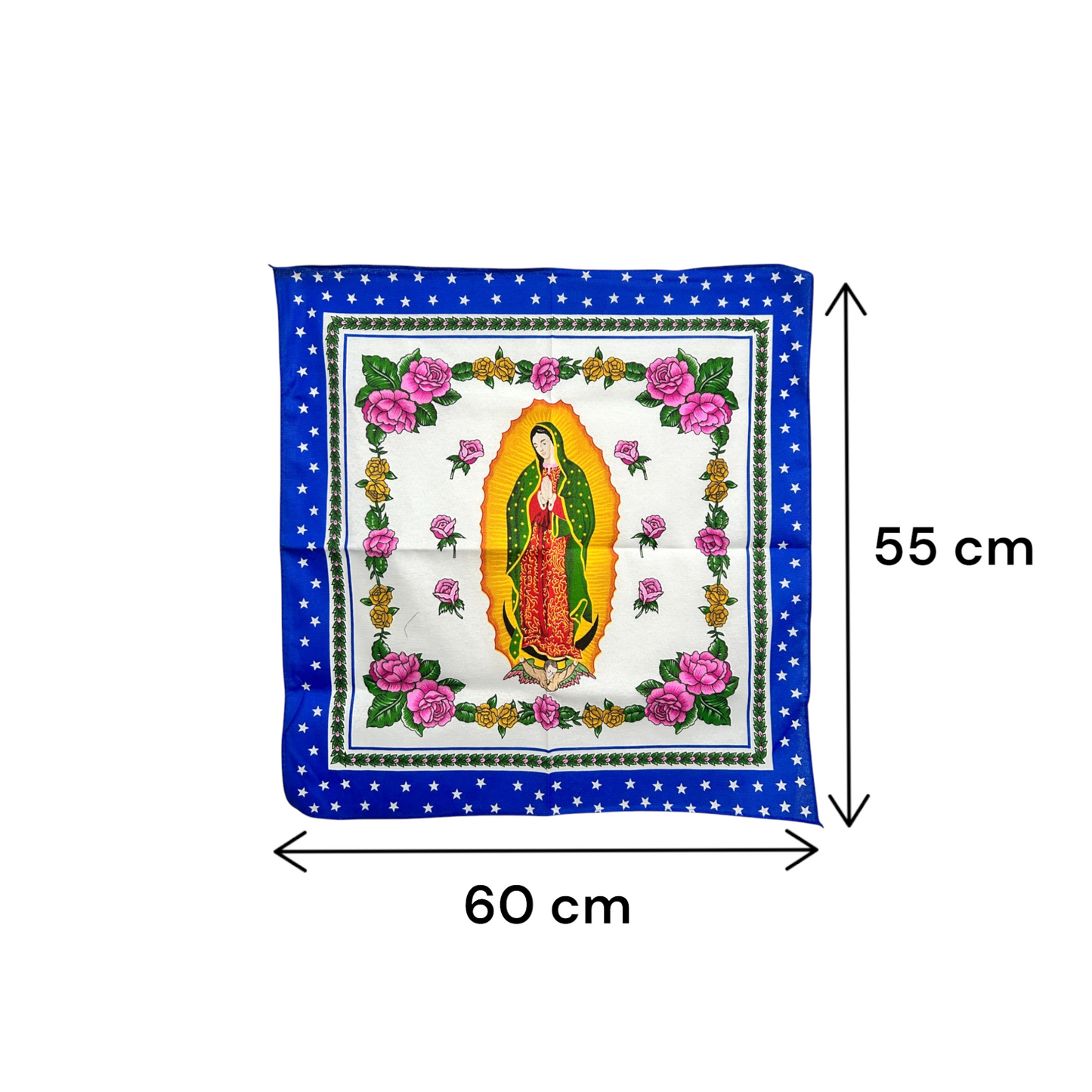 Paliacates de algodón virgen de guadalupe paquete de 12