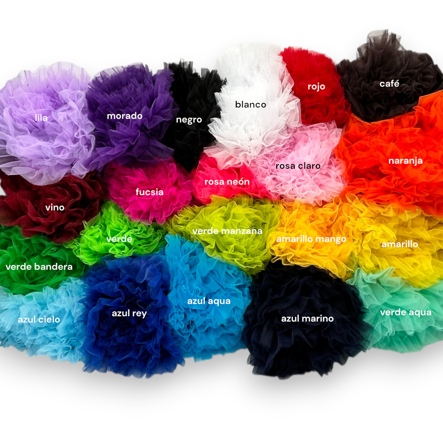 Tutu básico juvenil varios colores