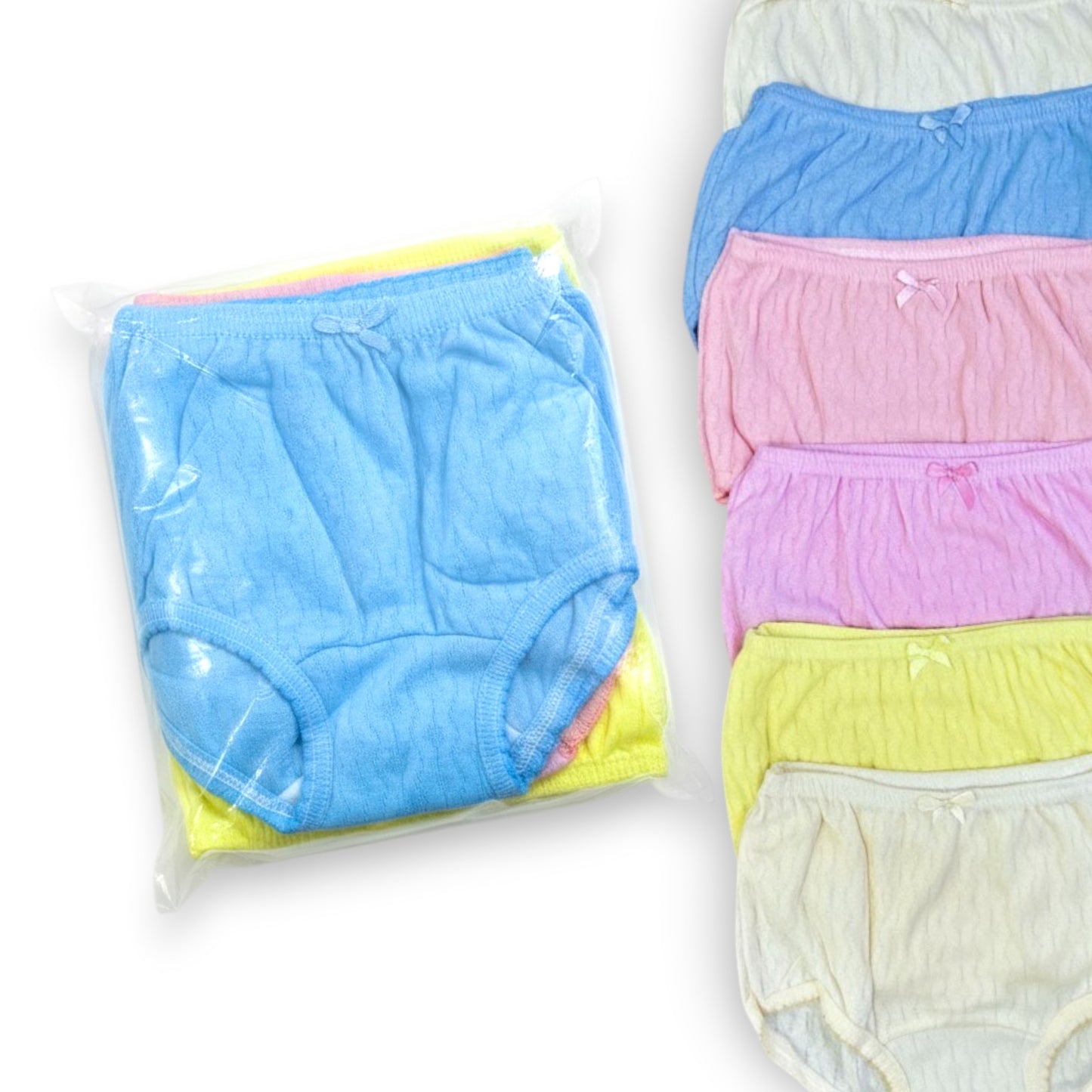 Pantaleta rombos de color surtida infantil niña AYA paquete de 6