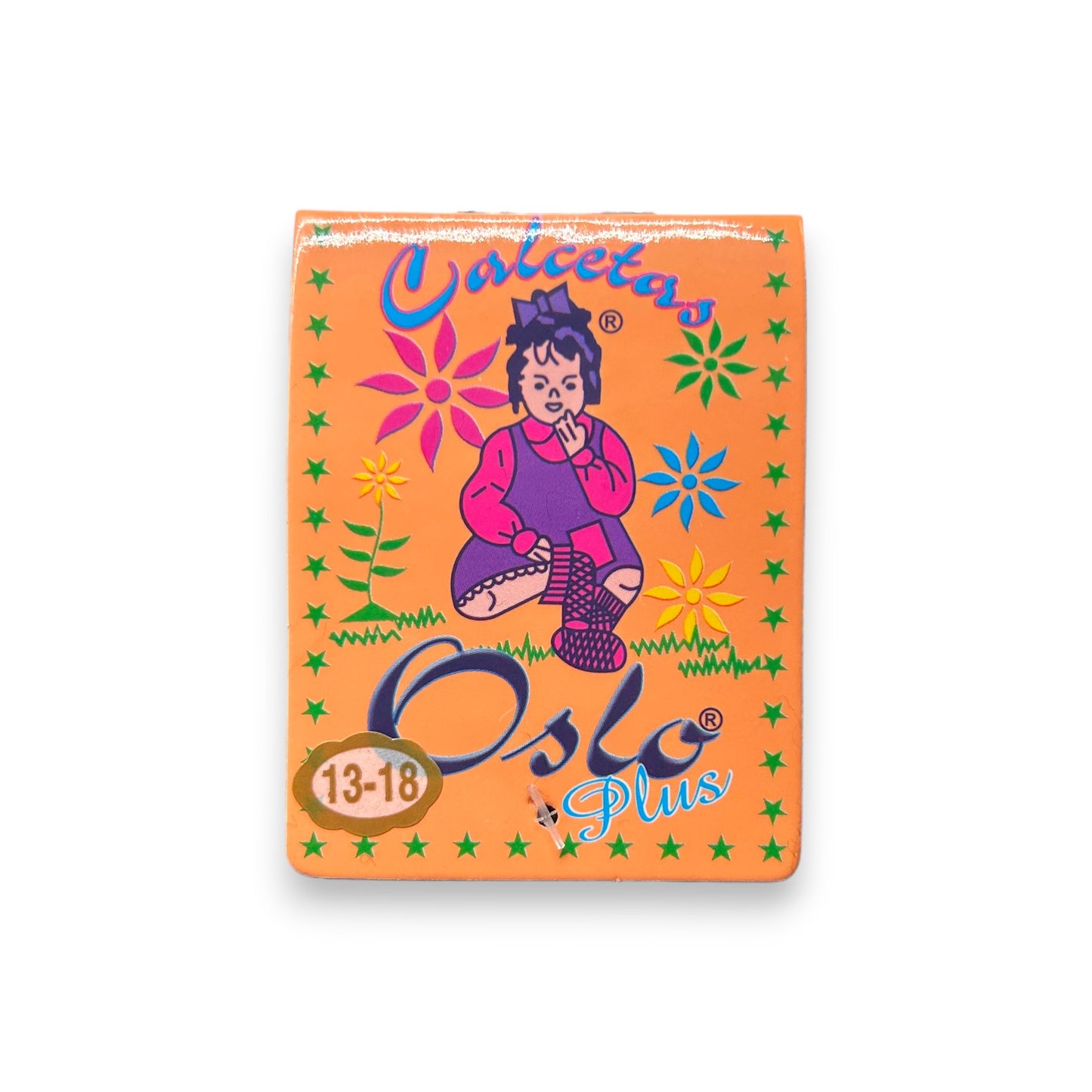 Calceta corta calada surtida para señora unitalla Oslo paquete de 6