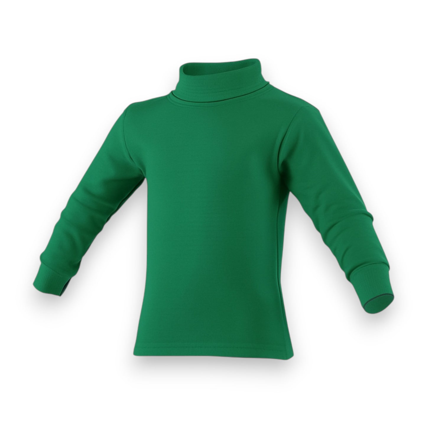 Playera cuello ruso manga larga colores unisex infantil AYA
