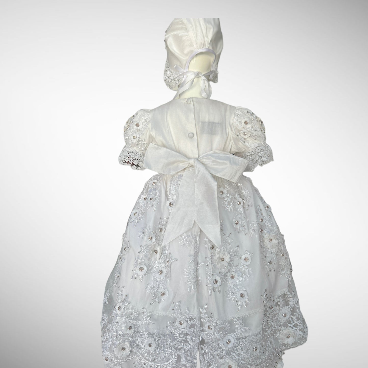 Ropón de 2 piezas blanco marisa #020 unitalla niña