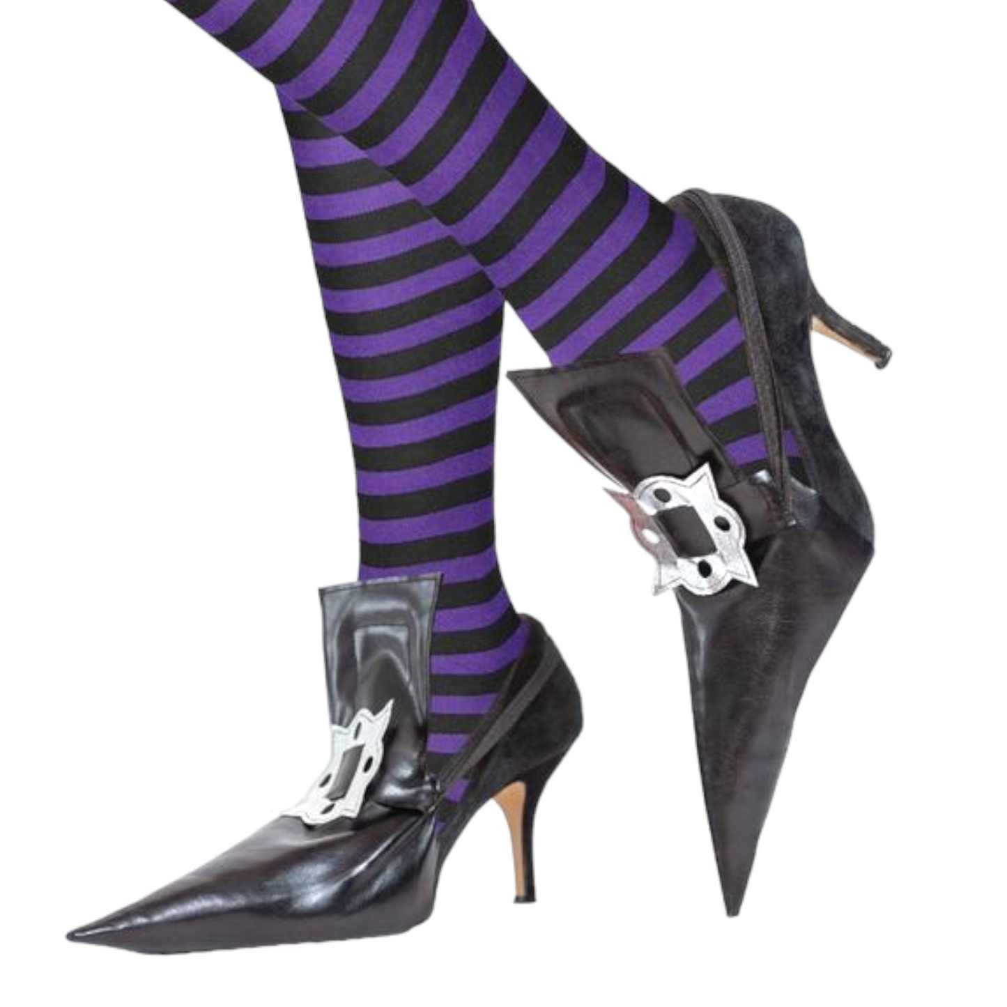 Malla rayada morado con negro varias tallas