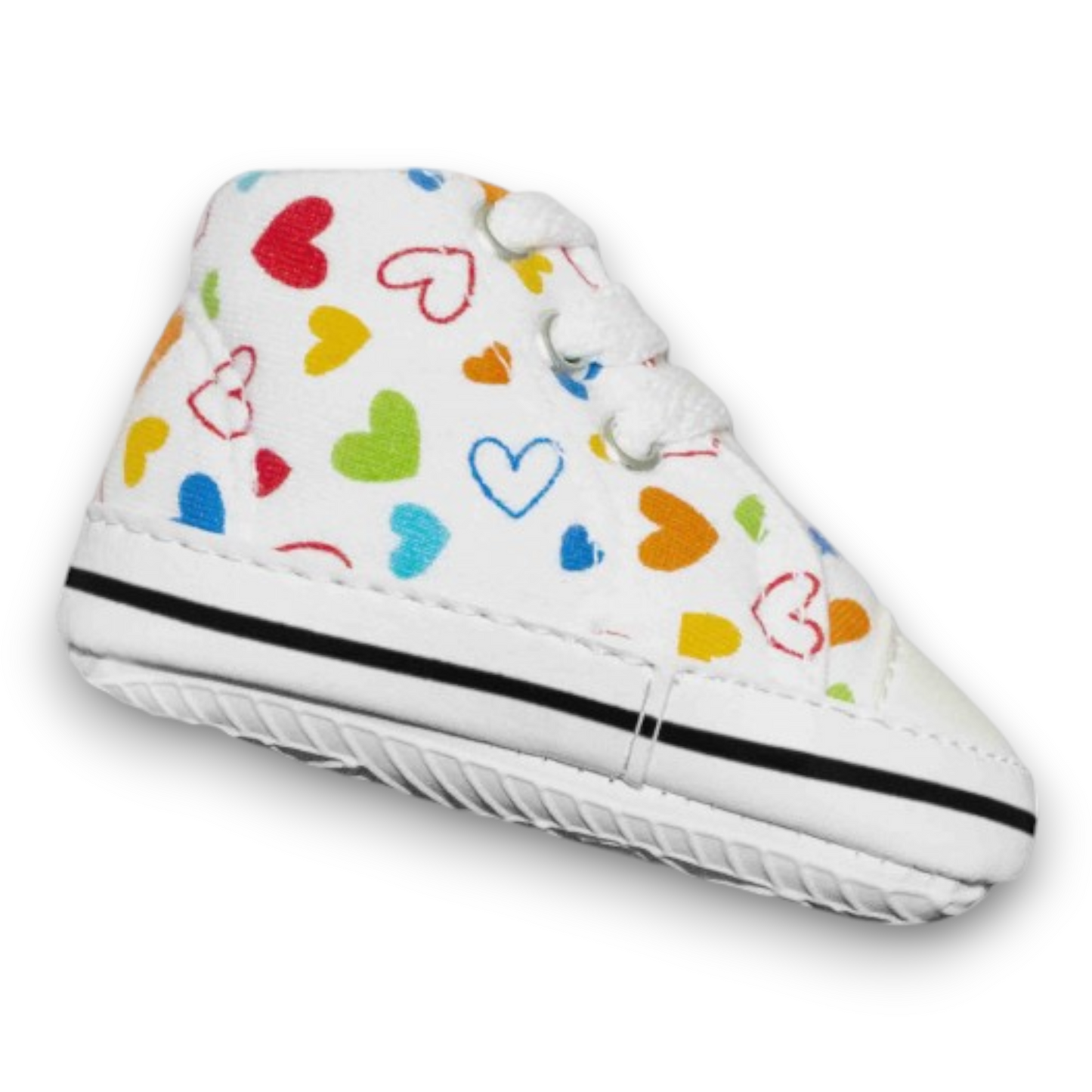 Zapato cunero niña corazones