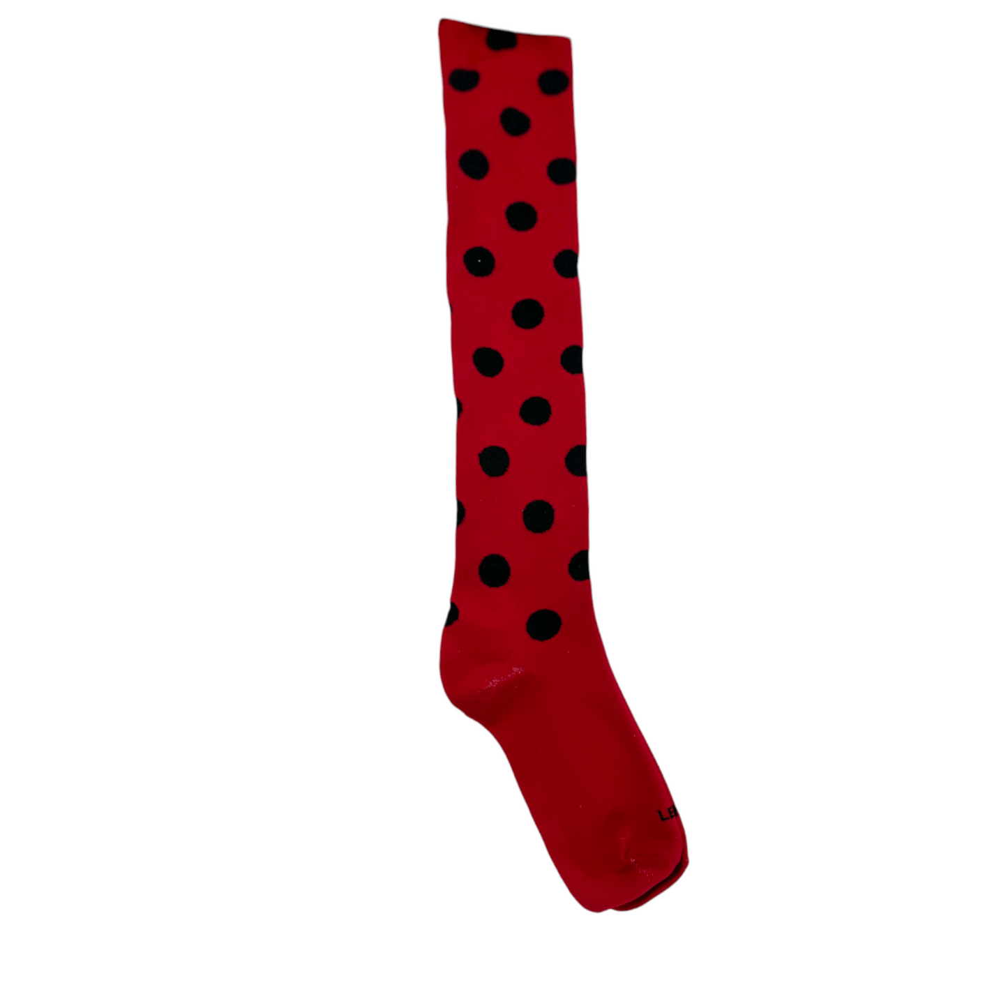 Calceta medieta catarina puntos negros unitalla Leka