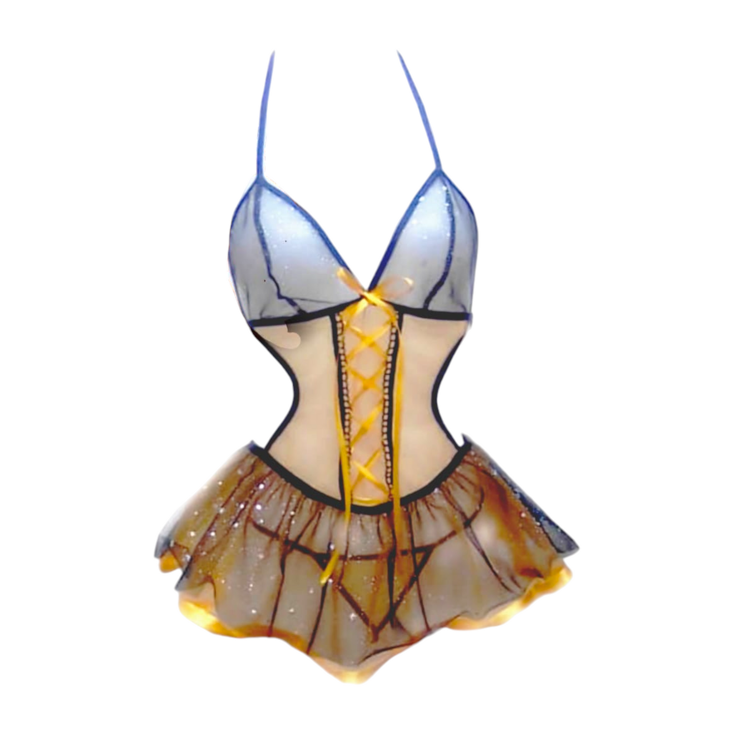 Baby doll disfraz bruja unitalla