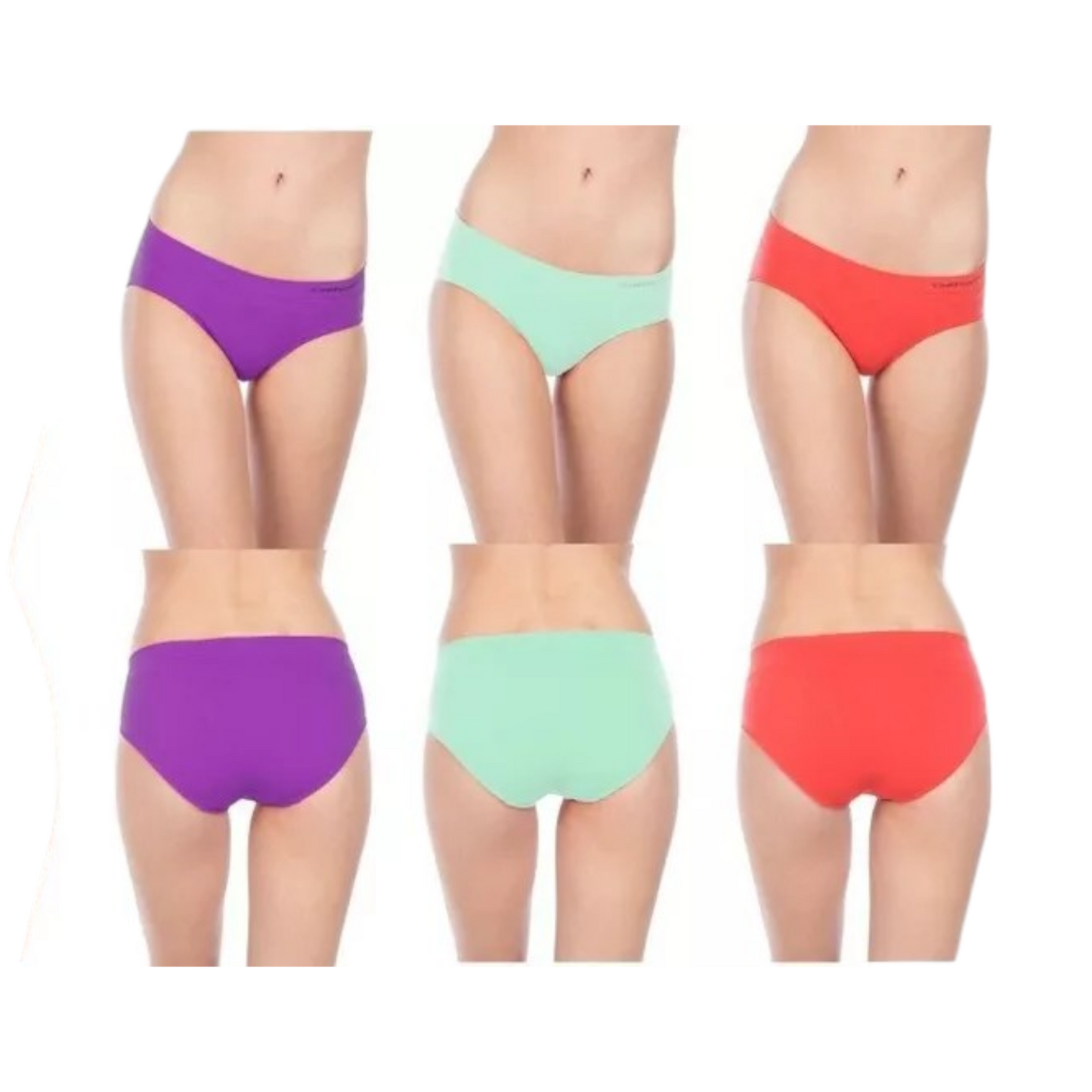 Bikini de microfibra basico liso resorte delgado colores unitalla dama