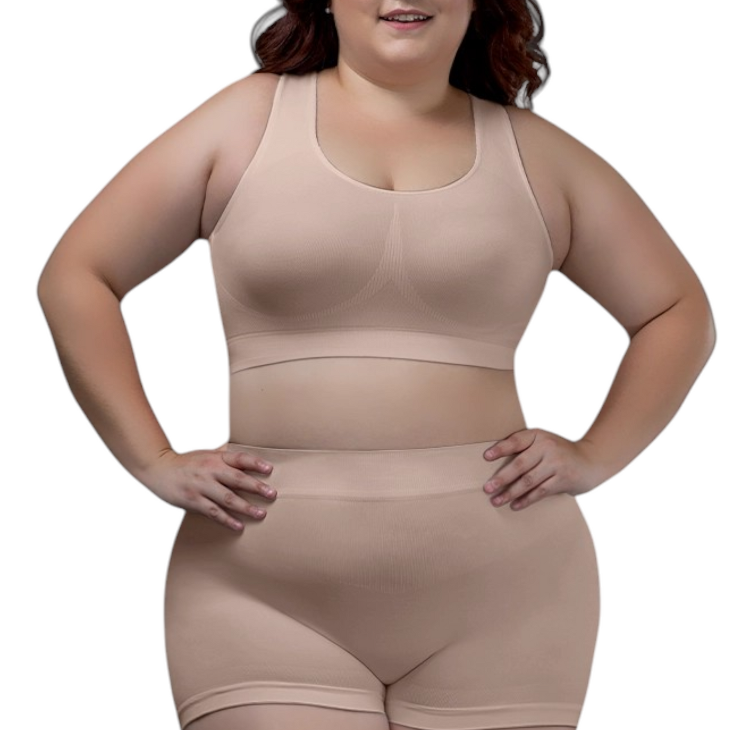 Top talla curvy de microfibra unitalla catherine