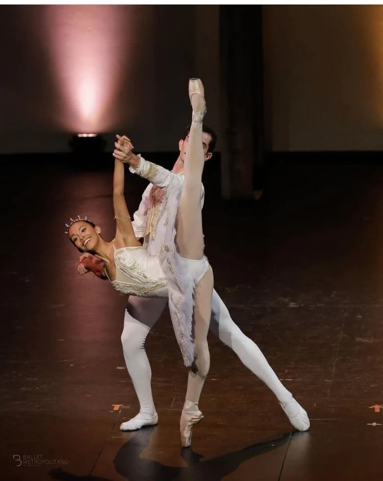 Malla microfibra 3D para ballet dama #2007 Tan