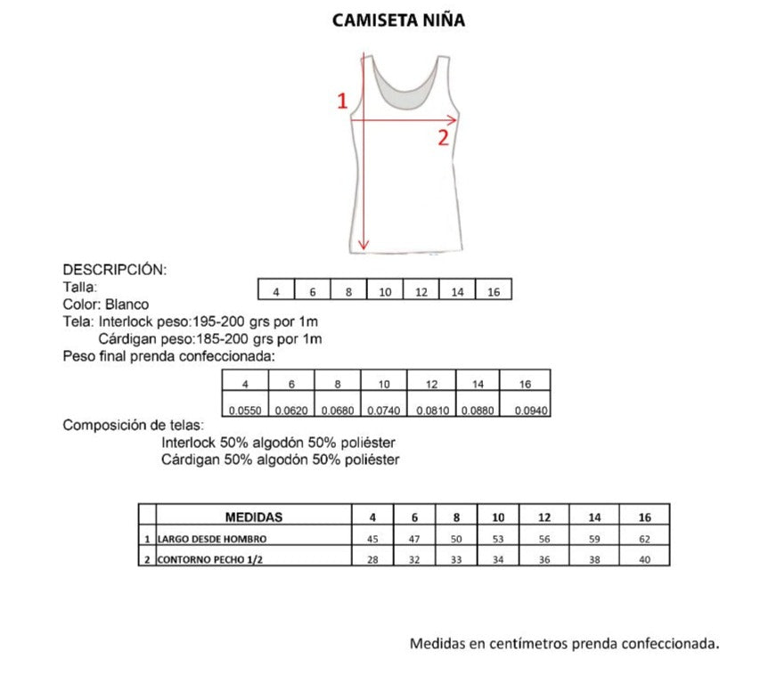 Camiseta garibay inter blanca niña