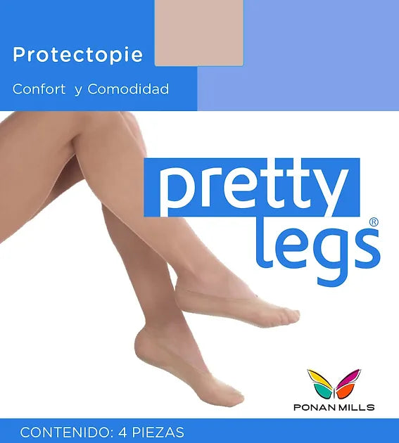 Protectopie de nylon paquete de 2 pares unitalla dama Pretty Legs