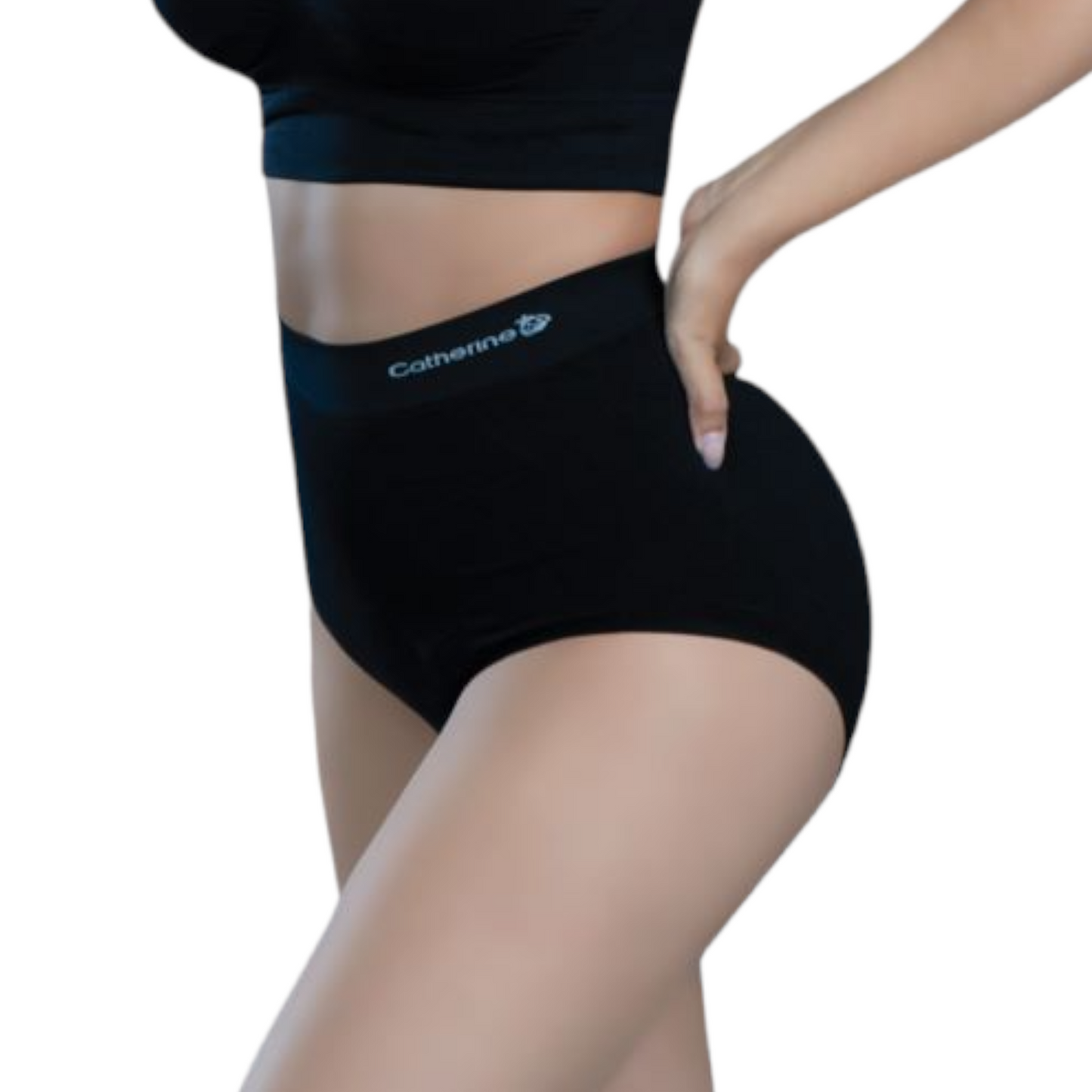 Pantaleta completa con pretina ancha colores unitalla catherine