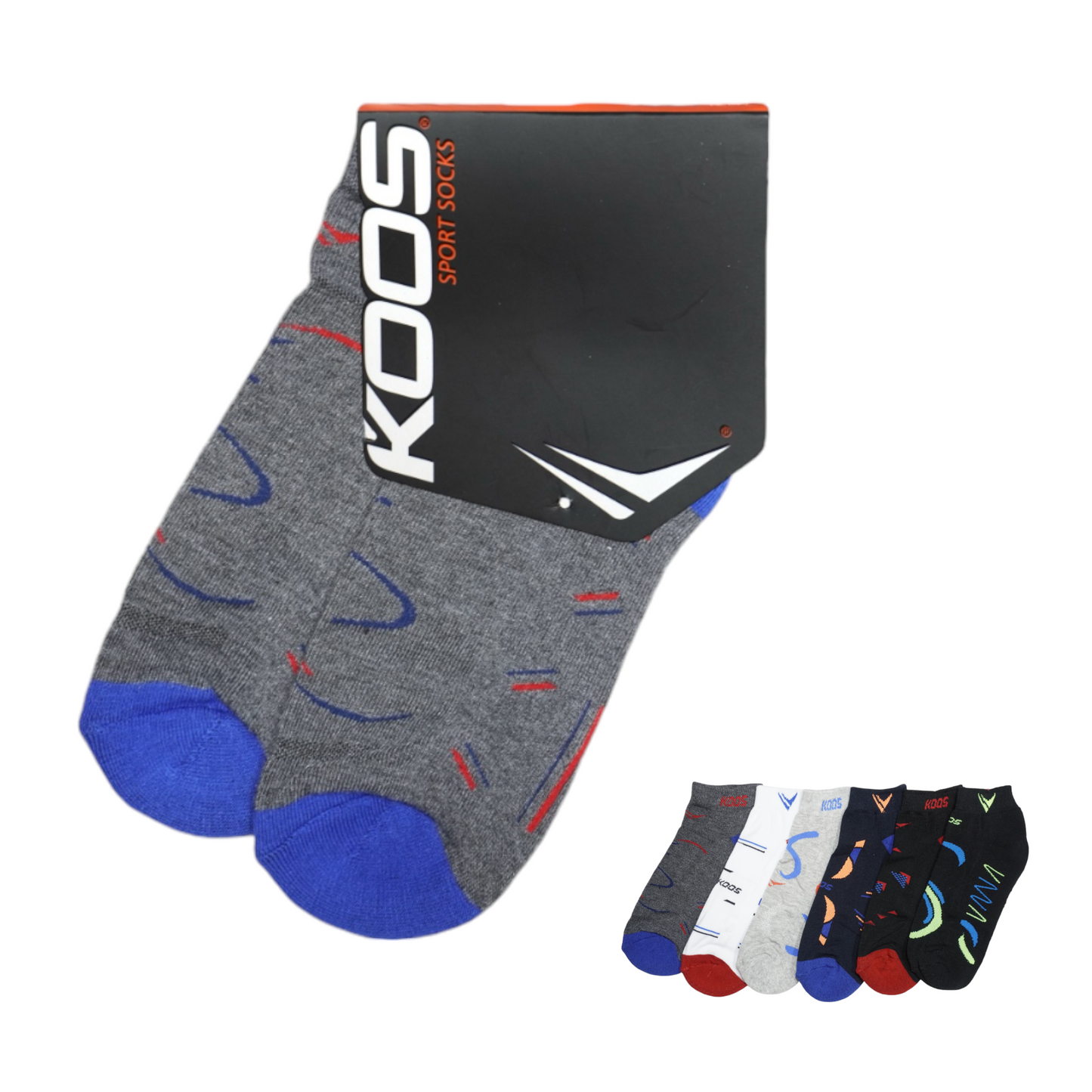 Tin estampado unitalla Caballero Koos paquete de 6