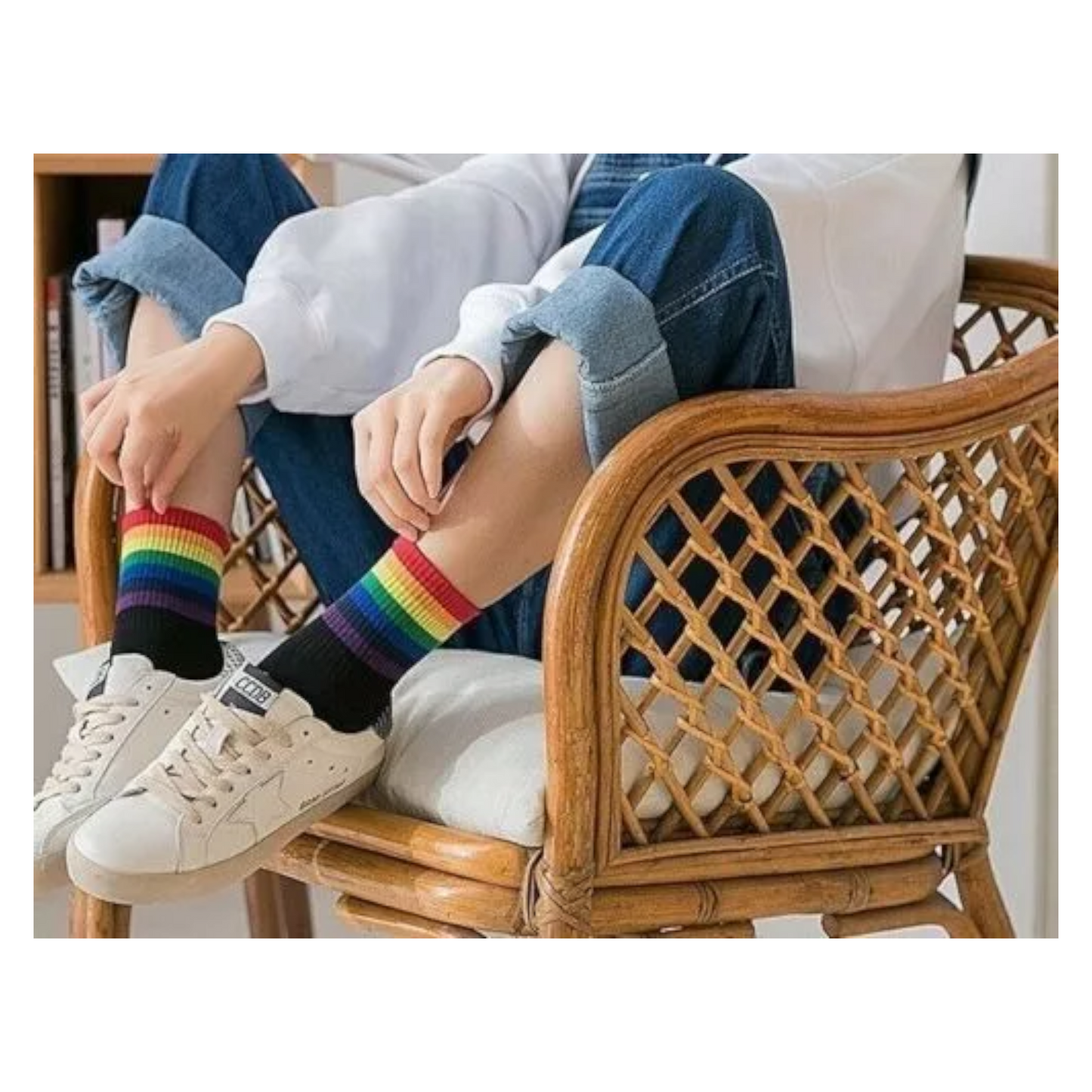 Calcetas Pride Rainbow Arcoiris LGBT unitalla Koos