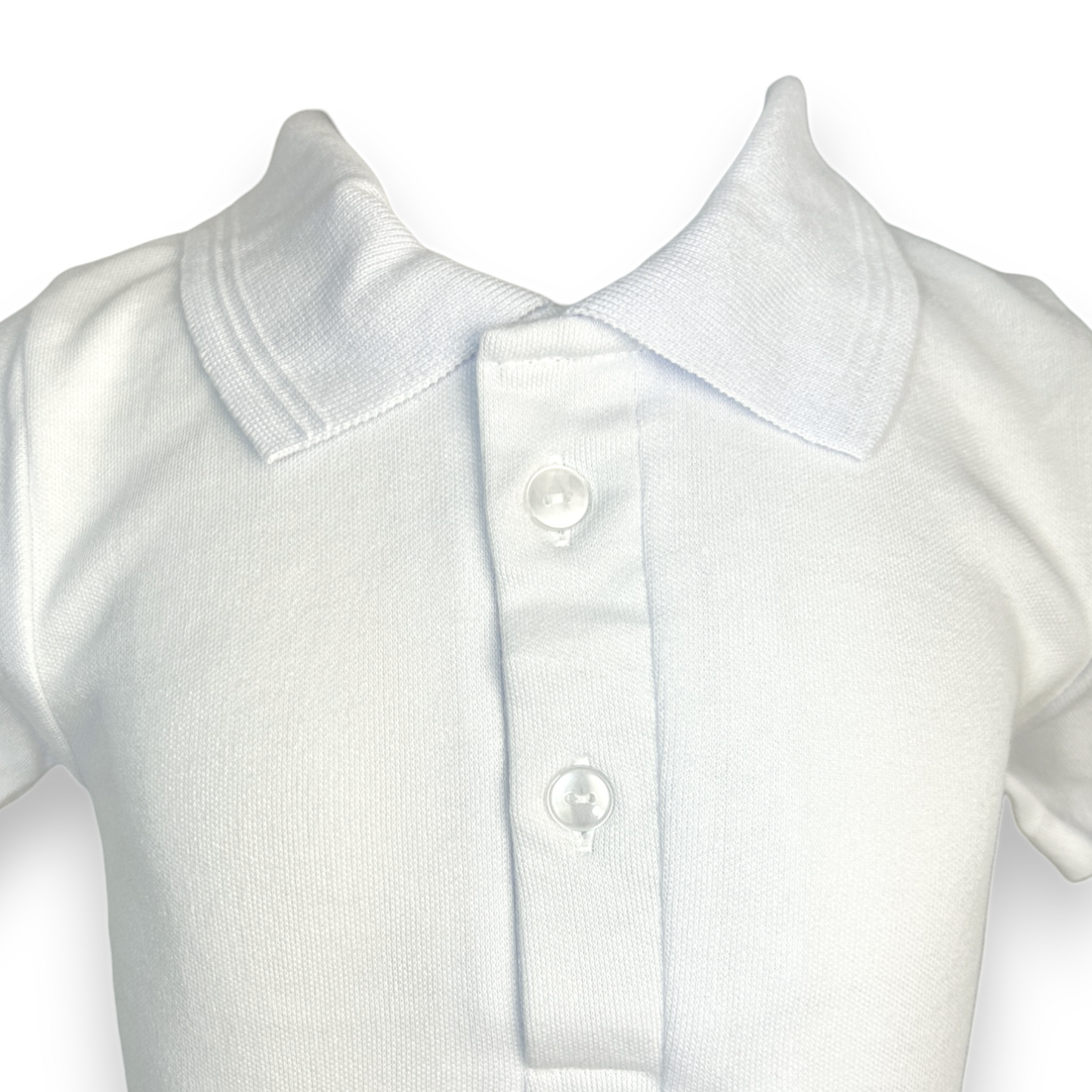 Playera polo escolar inter blanca unisex infantil AYA