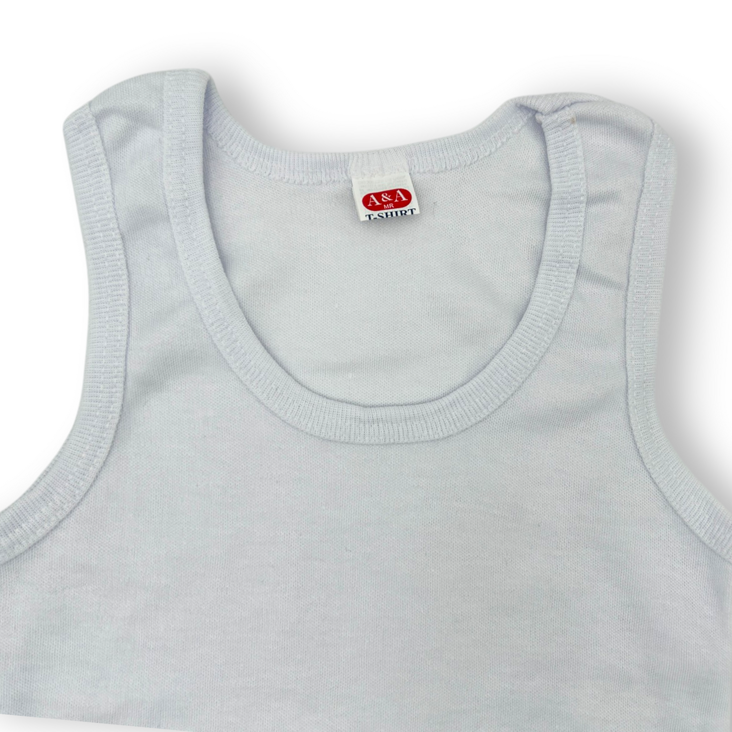 Camiseta inter blanca infantil unisex AYA paquete de 6