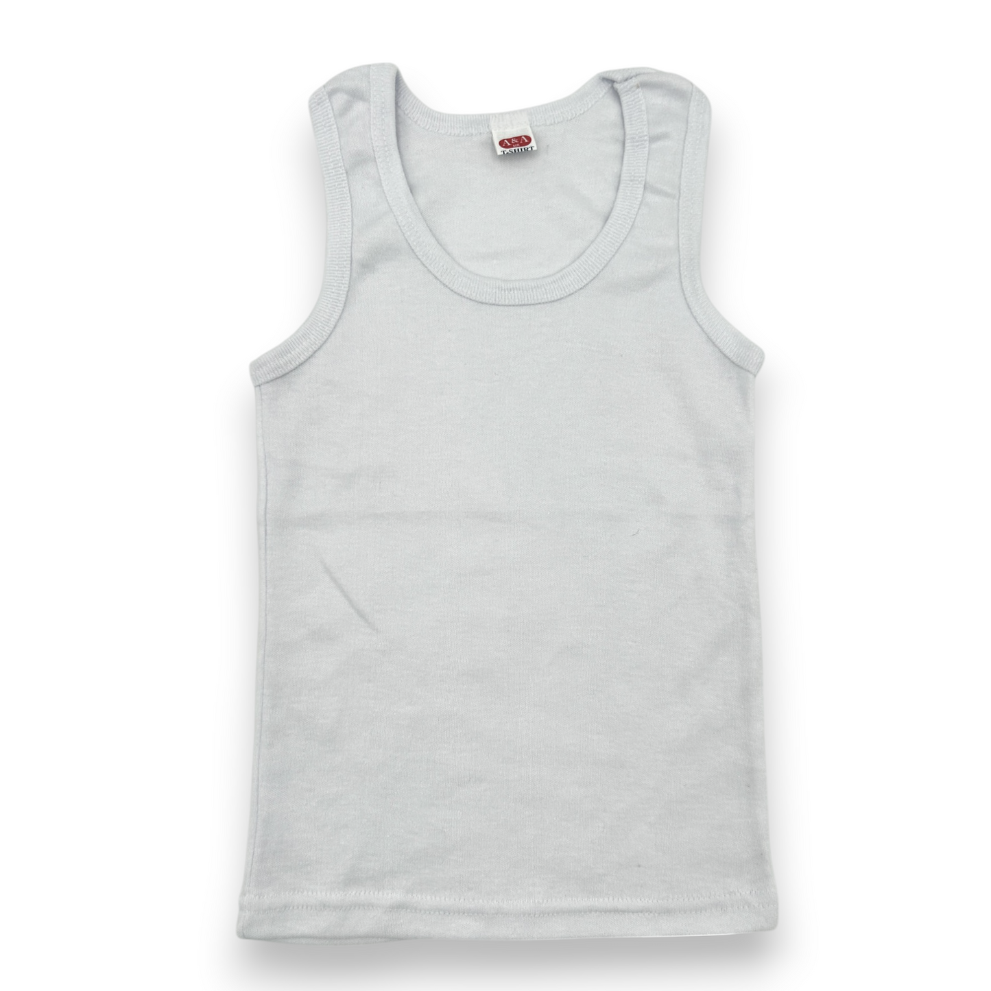 Camiseta inter blanca infantil unisex AYA paquete de 6
