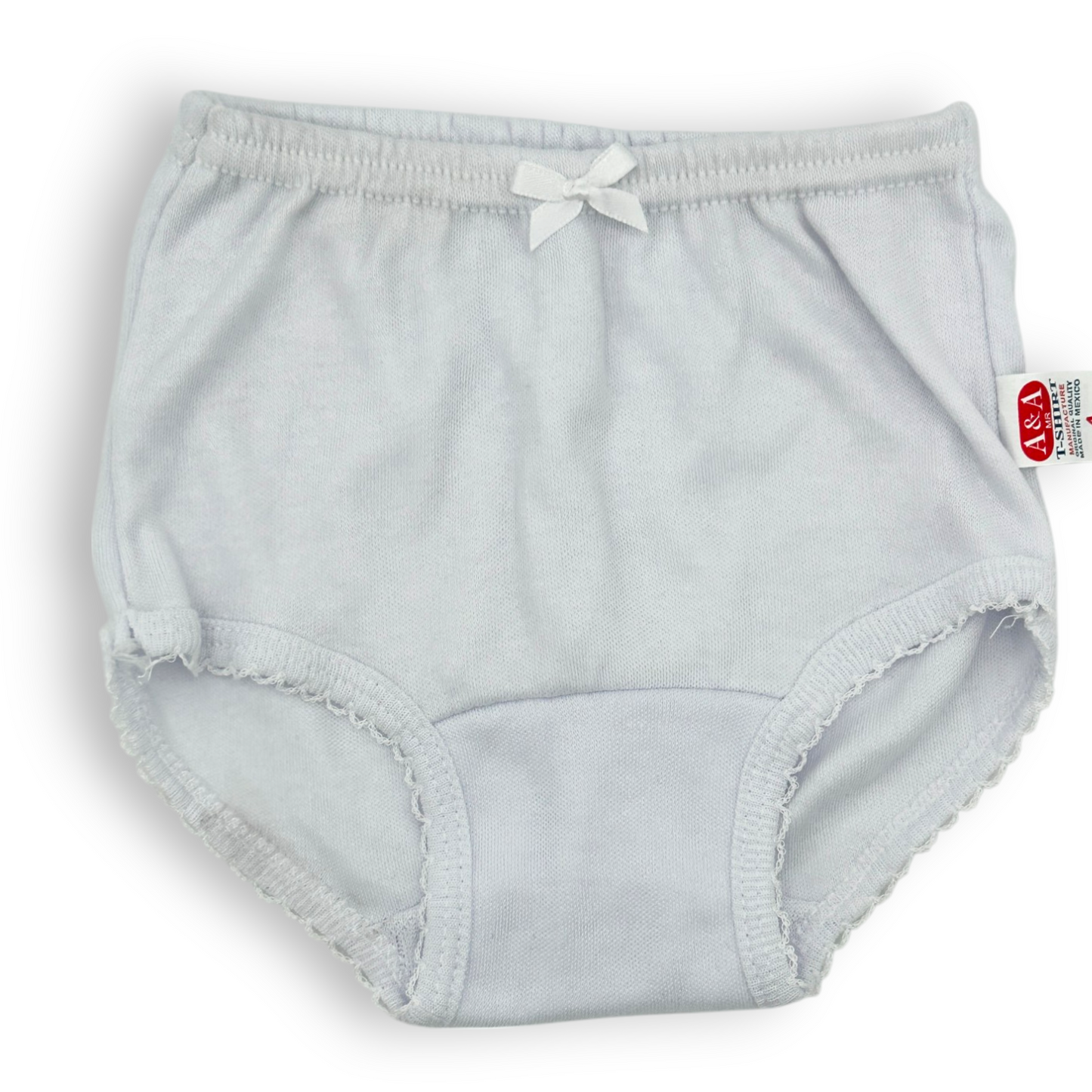 Pantaleta inter blanca infantil nilña AYA paquete de 3