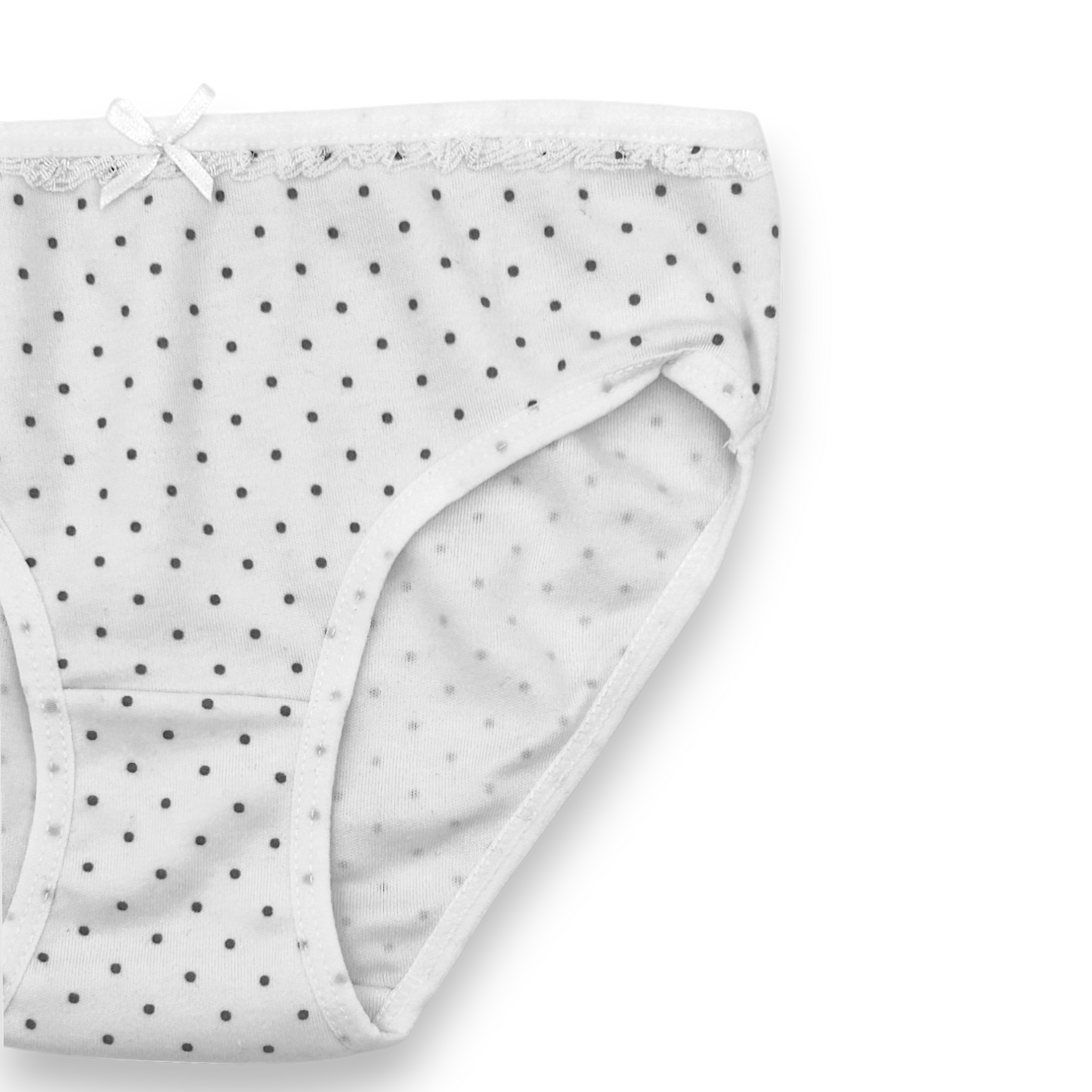Bikini con estampado de puntos y detalle de encaje #1276 cylyo niña