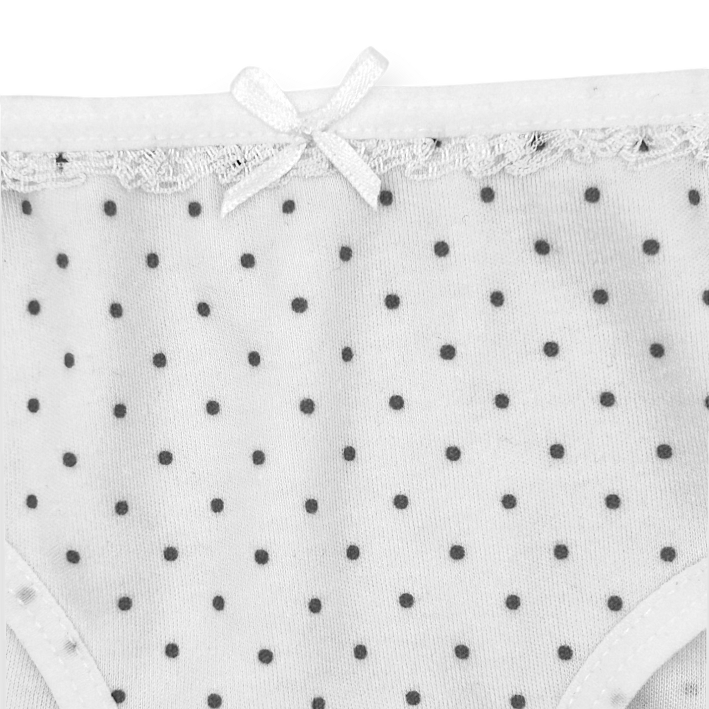 Bikini con estampado de puntos y detalle de encaje #1276 cylyo niña