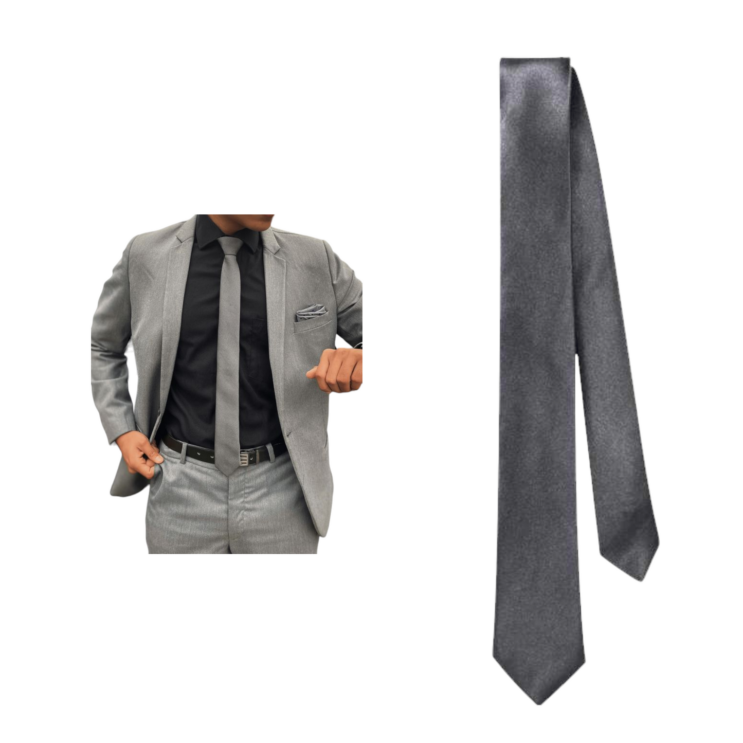 Corbata razo larga colores
