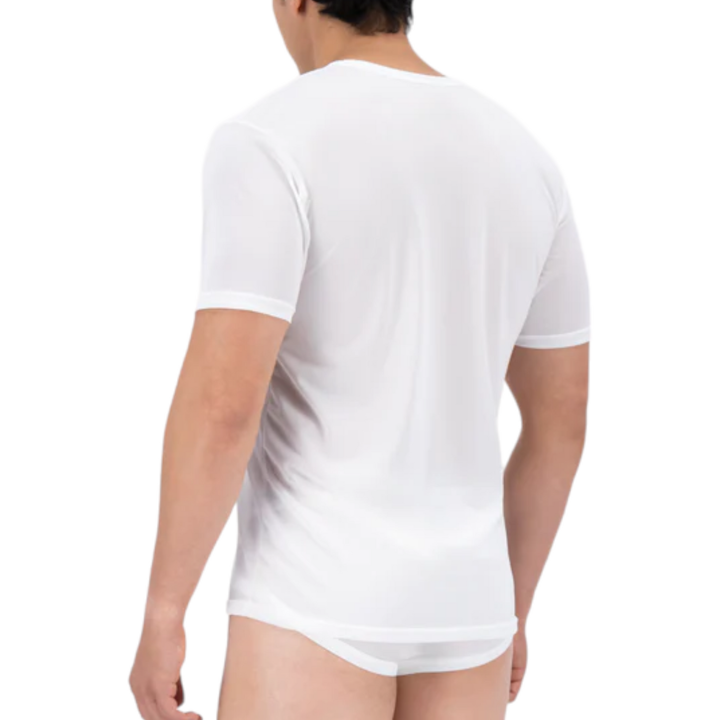 Playera nylon cuello redondo colores trueno caballero #228