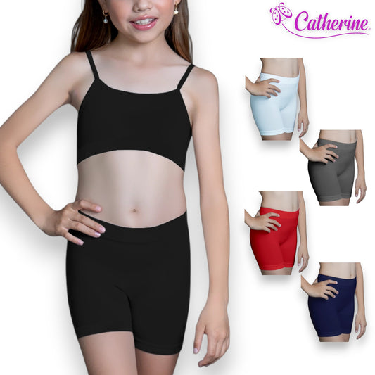 Short escolar de microfibra infantil niña Catherine