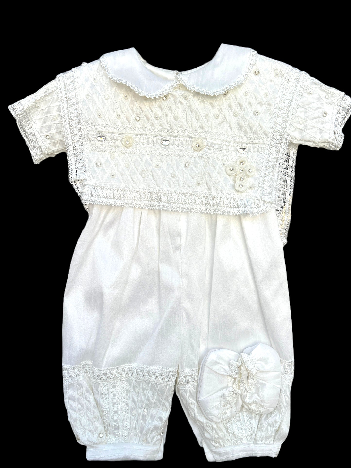 Ropón bautizo bombacho unitalla #094 niño