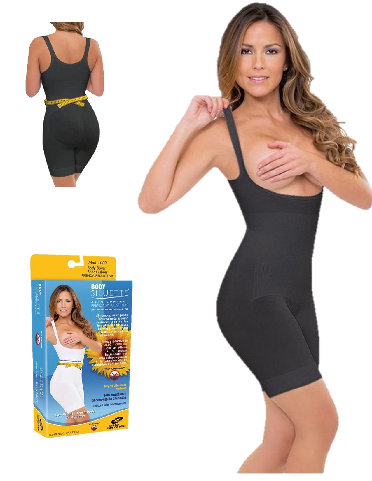 Faja body bóxer puente fijo #1100 Body Siluette