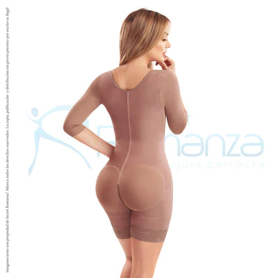 Faja colombiana short con mangas y copa prehormada Mod. 3111