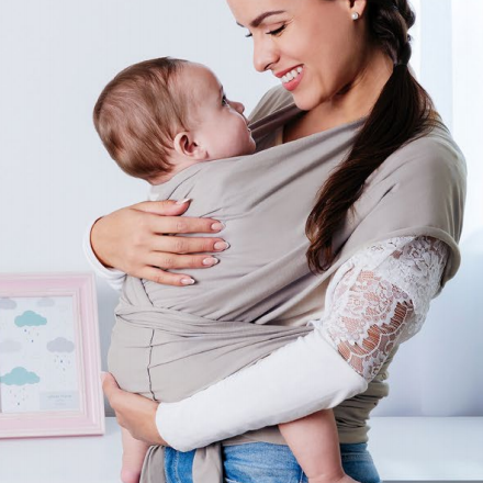 Fular portabebé elástico ergonómico