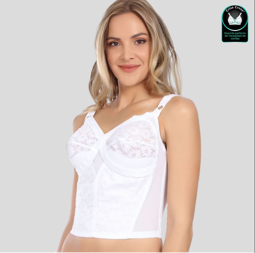 Brassiere peto largo encaje mod. 677
