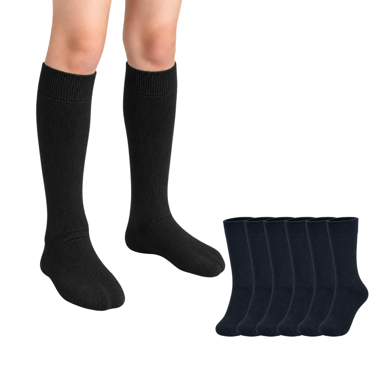 Calcetines de algodón niño Koos paquete de 6