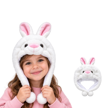 Gorro de animalito afelpado surtido infantil Valiz paquete de 6