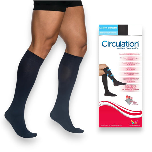 Calcetín de mediana compresión unitalla Caballero Circulation