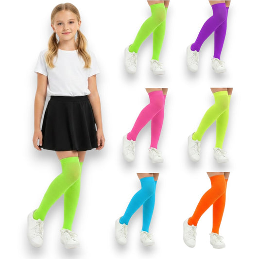 Calceta medieta fosforescente neon varias tallas infantil Leka