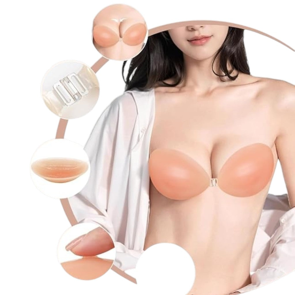 Copas adheribles de silicón push up dama Luk